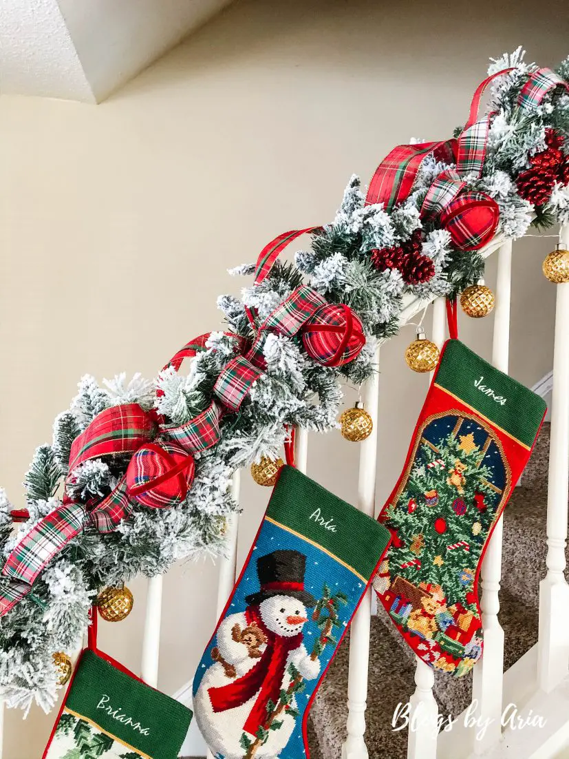 how to hang Christmas stockings without a fireplace