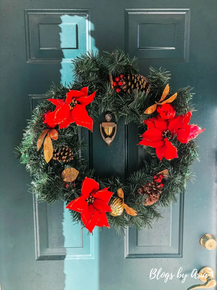 Christmas door wreath