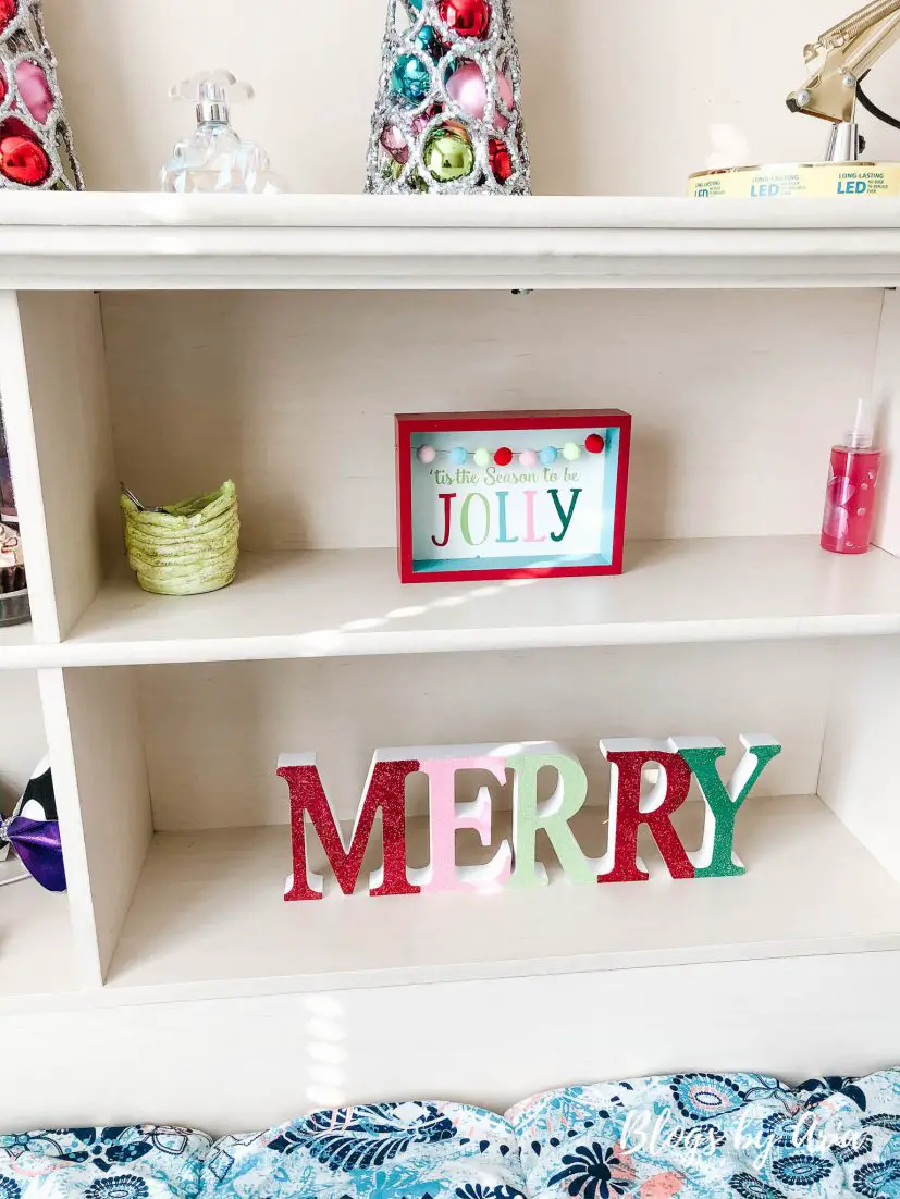 merry and bright holiday decor