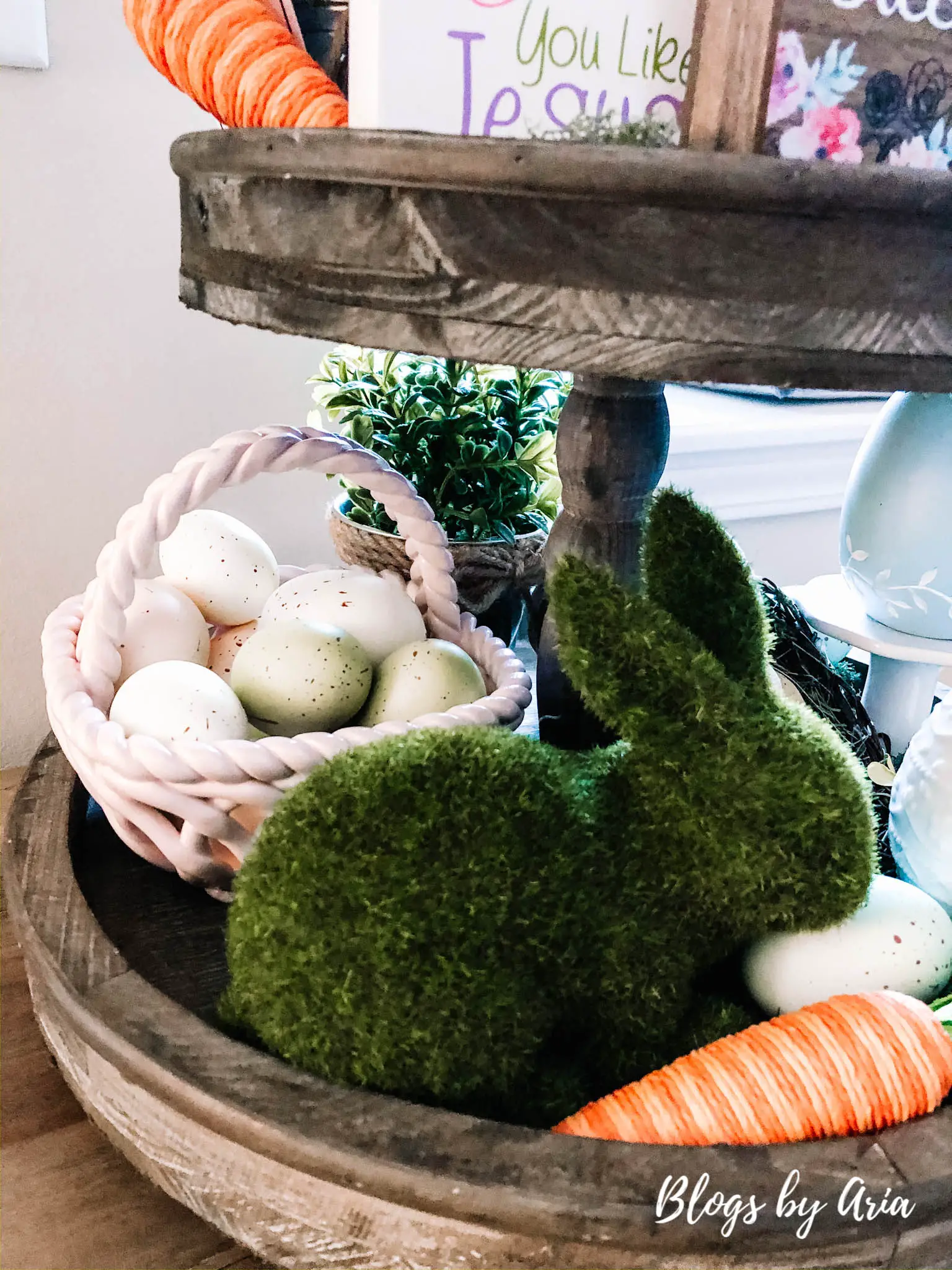 Easter tiered tray ideas