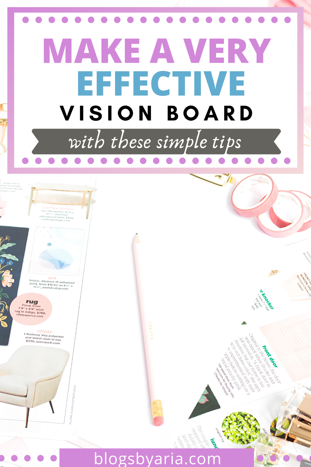 5 Ways to Make a Super Effective Vision Board - Blogs by Aria