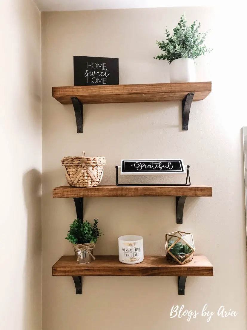 Bathroom shelf decor, Floating shelves bathroom, Floating shelves diy