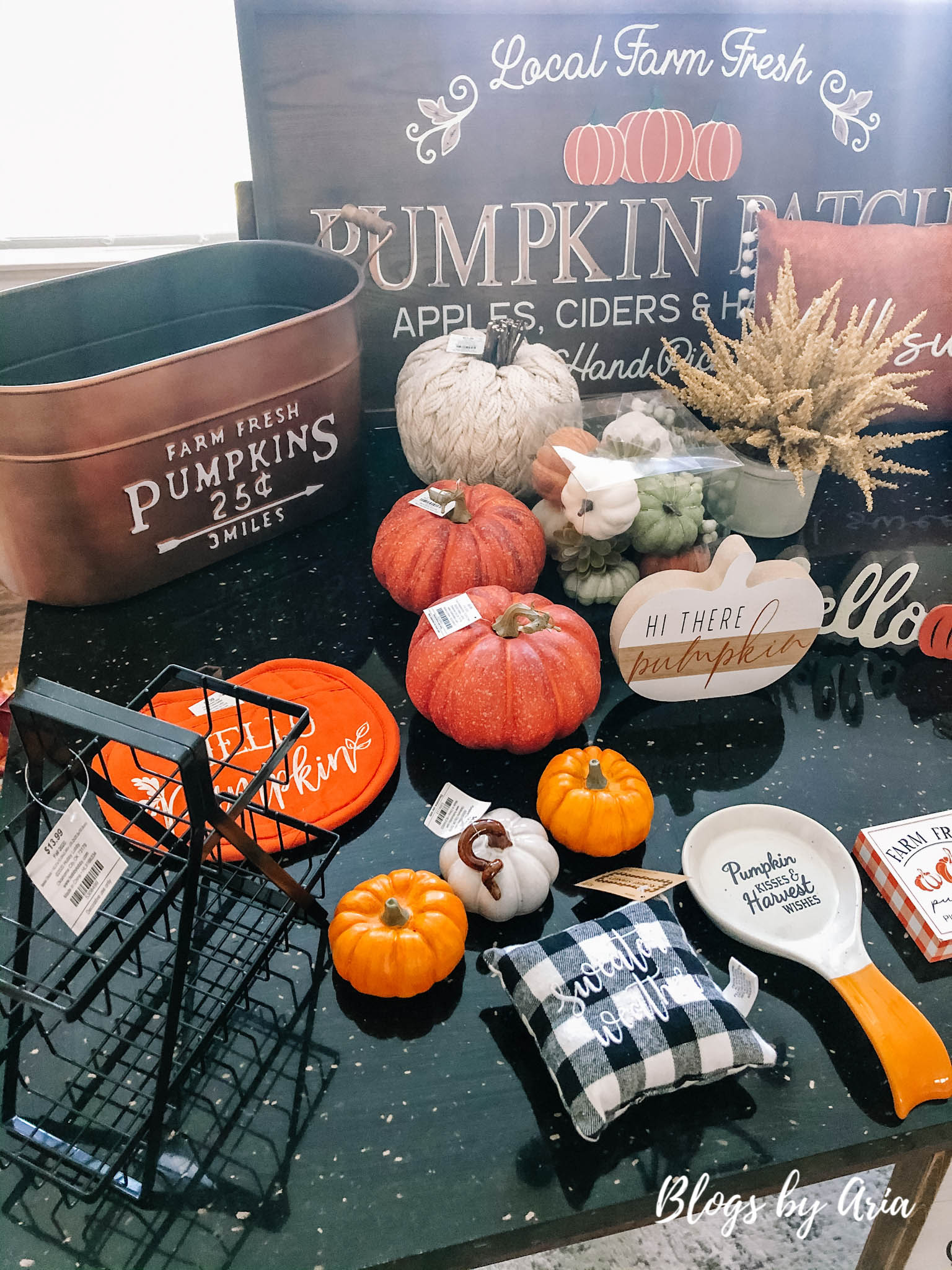 fall decor haul