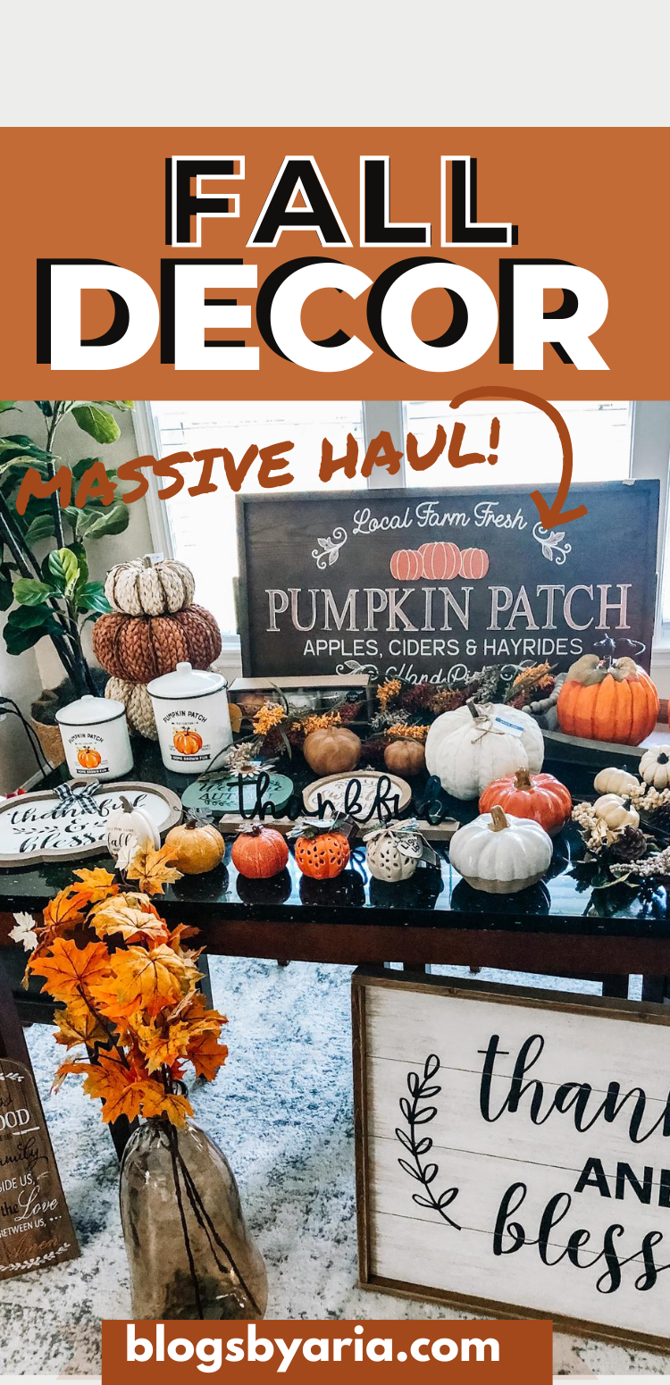 fall decor massive haul