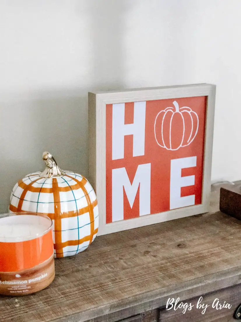create a welcoming feeling with a fall entryway