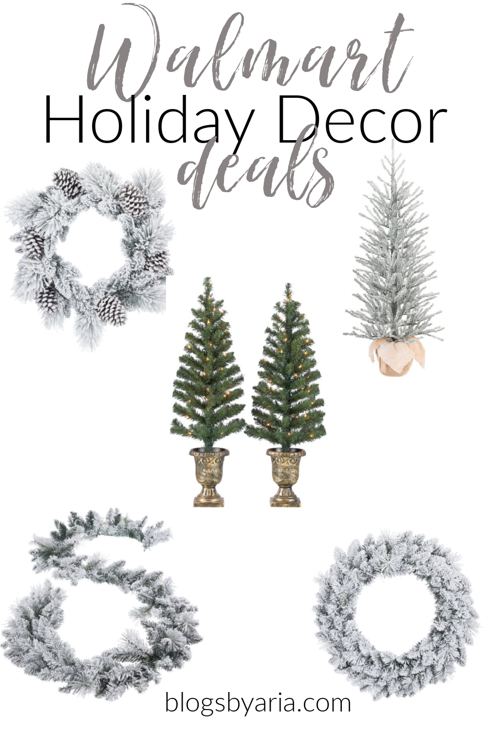 Walmart holiday decor deals