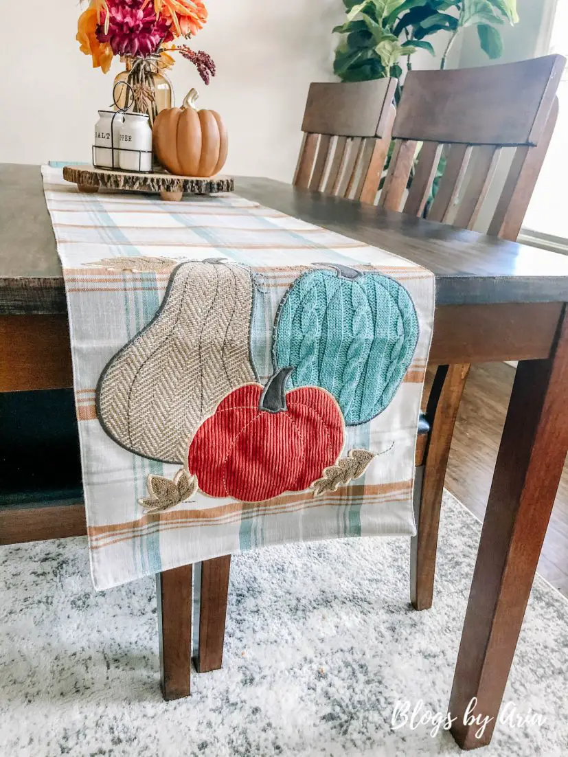 pumpkin table runner