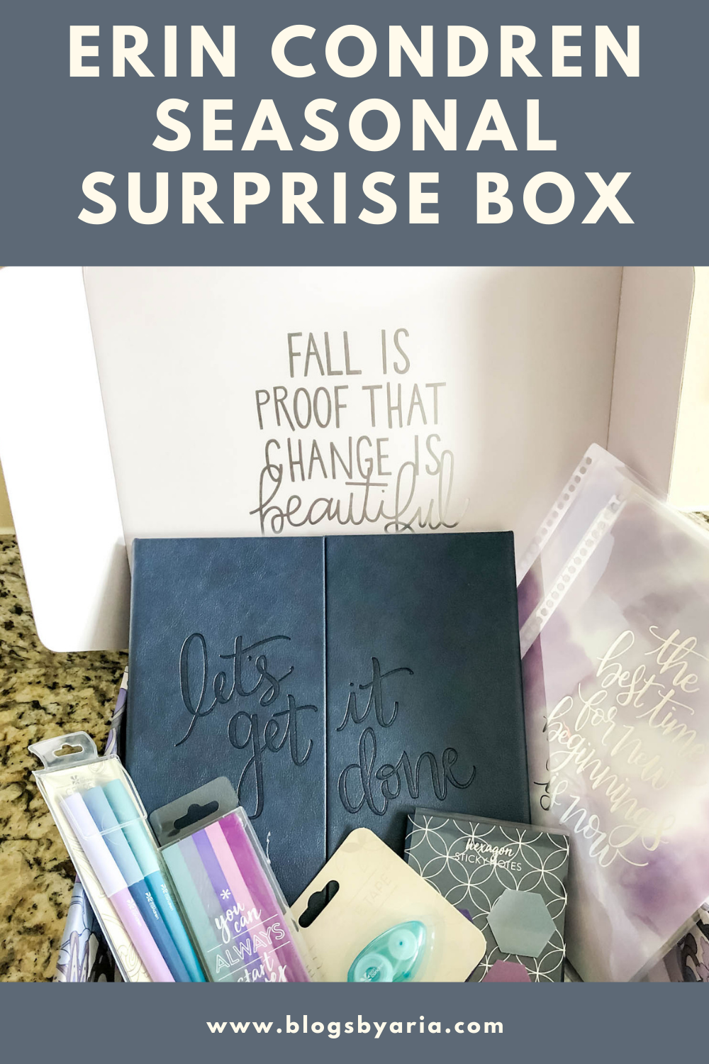 erin condren seasonal surprise box