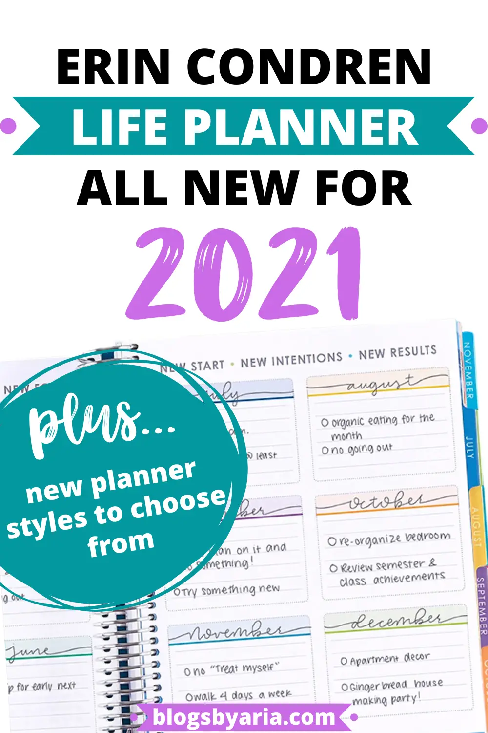 2021 Erin Condren Life Planners
