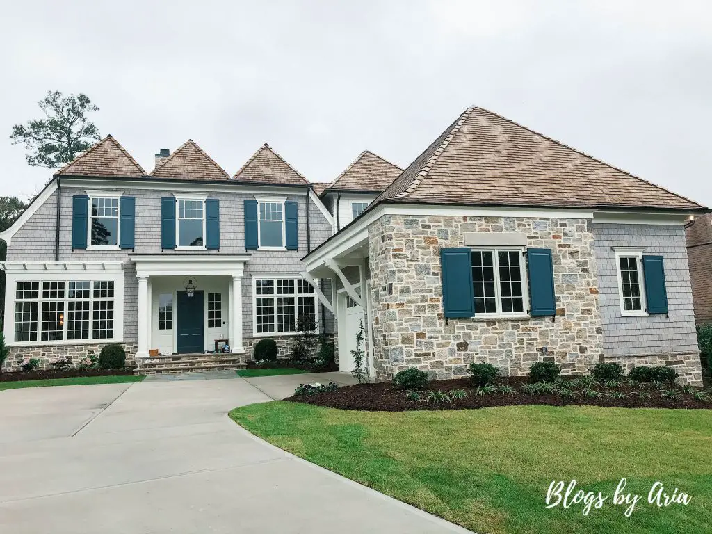 Nantucket inspired exterior home design