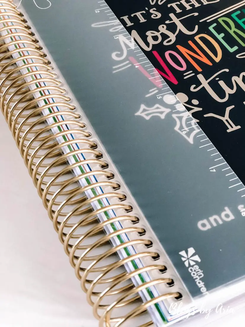 Erin Condren Life Planner with gold coil