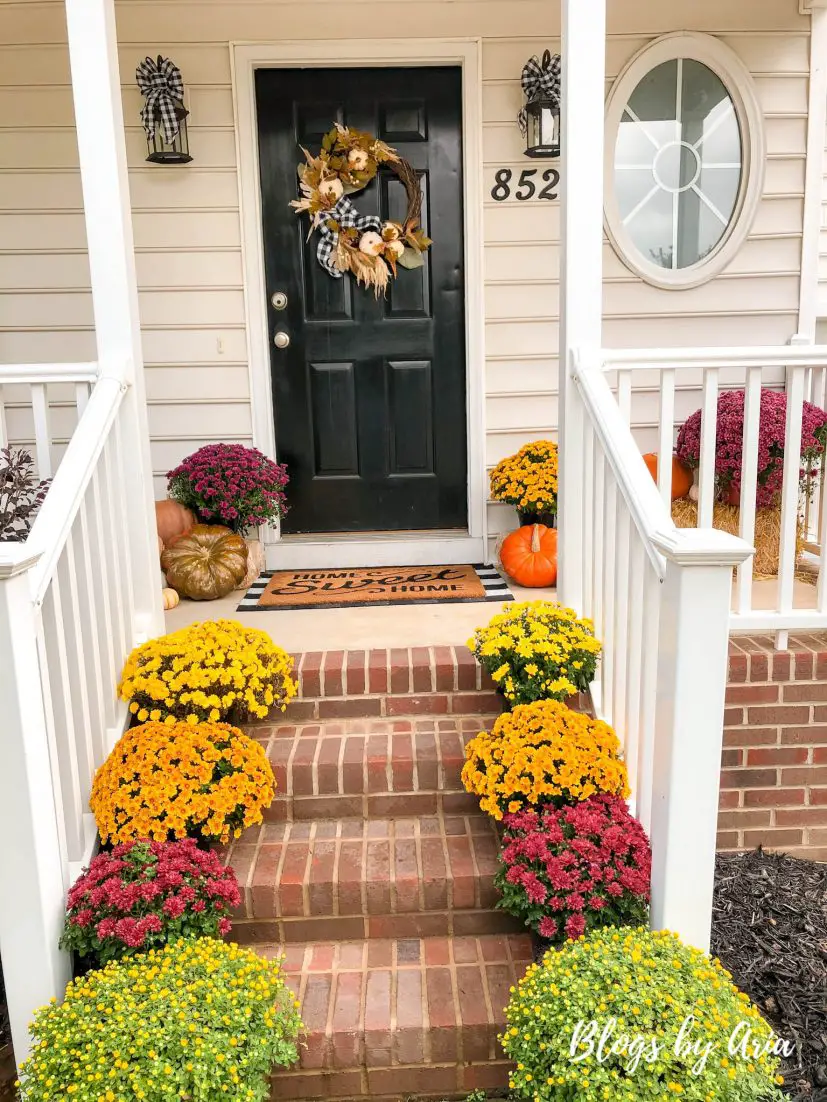 fall decorating ideas for outside