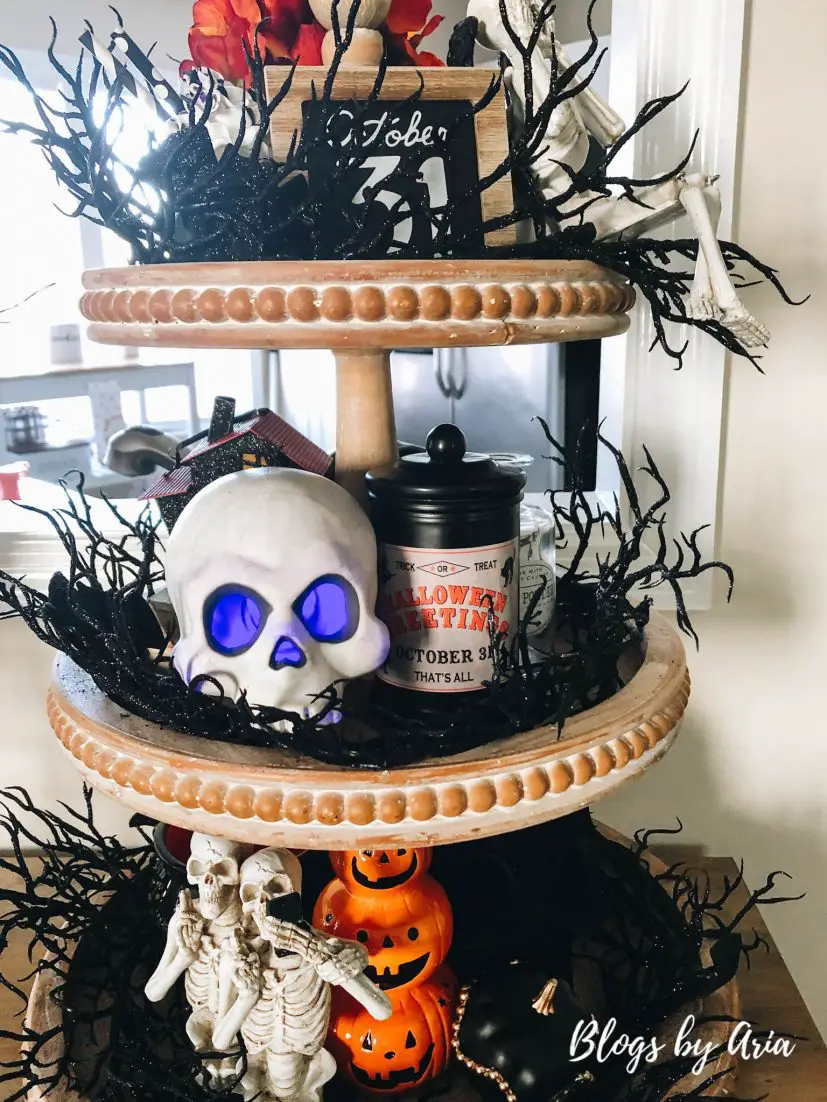 Halloween tiered tray ideas