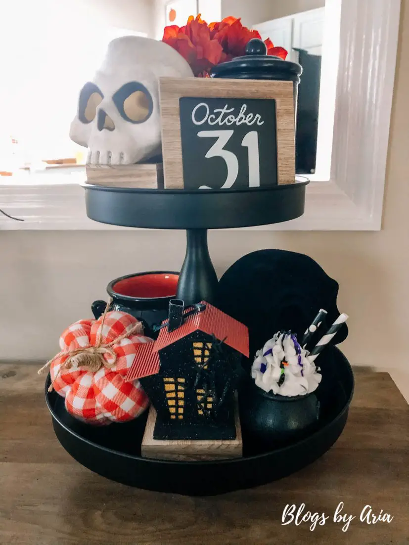 halloween tray decor