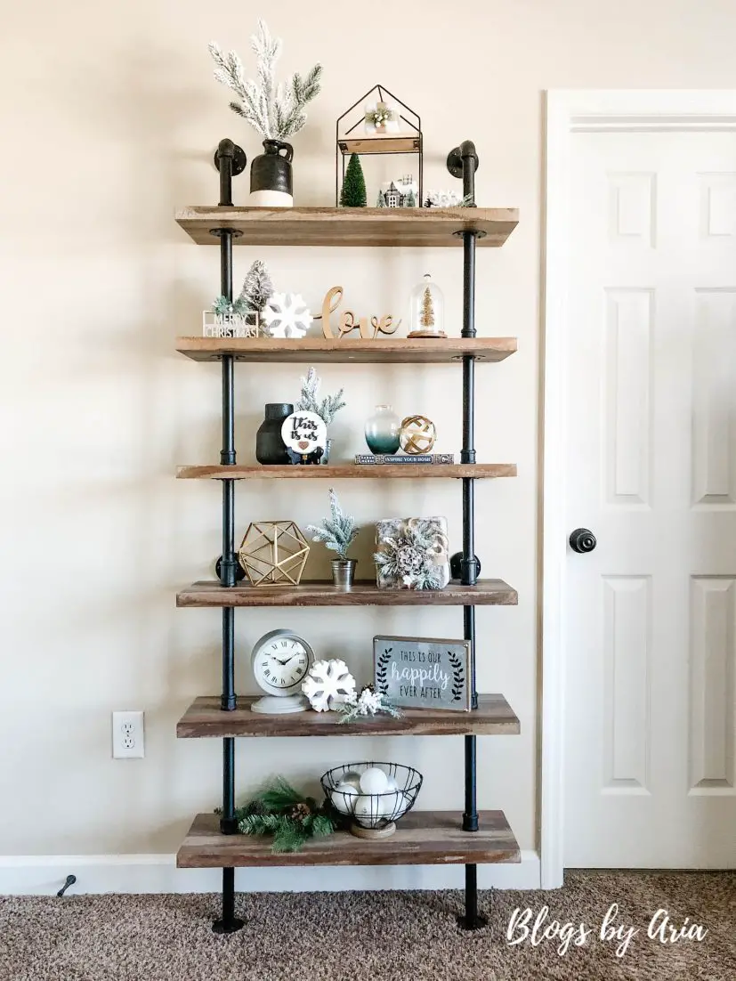 holiday shelf styling ideas