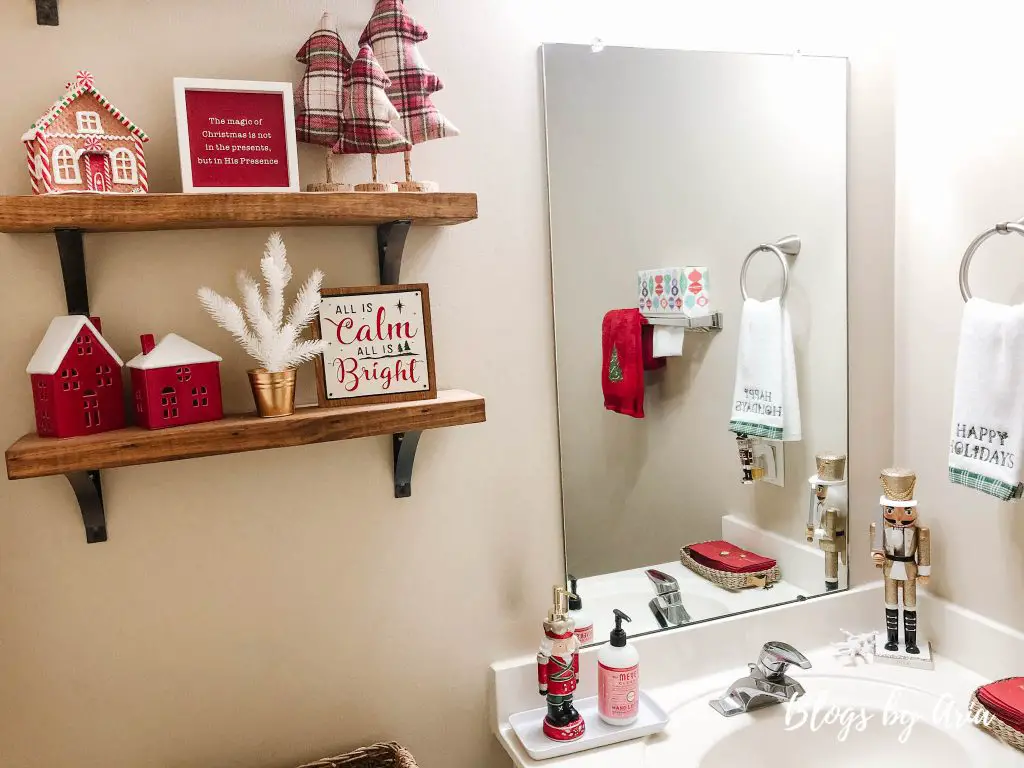 Holiday Guest Bathroom Decor - All for the Memories