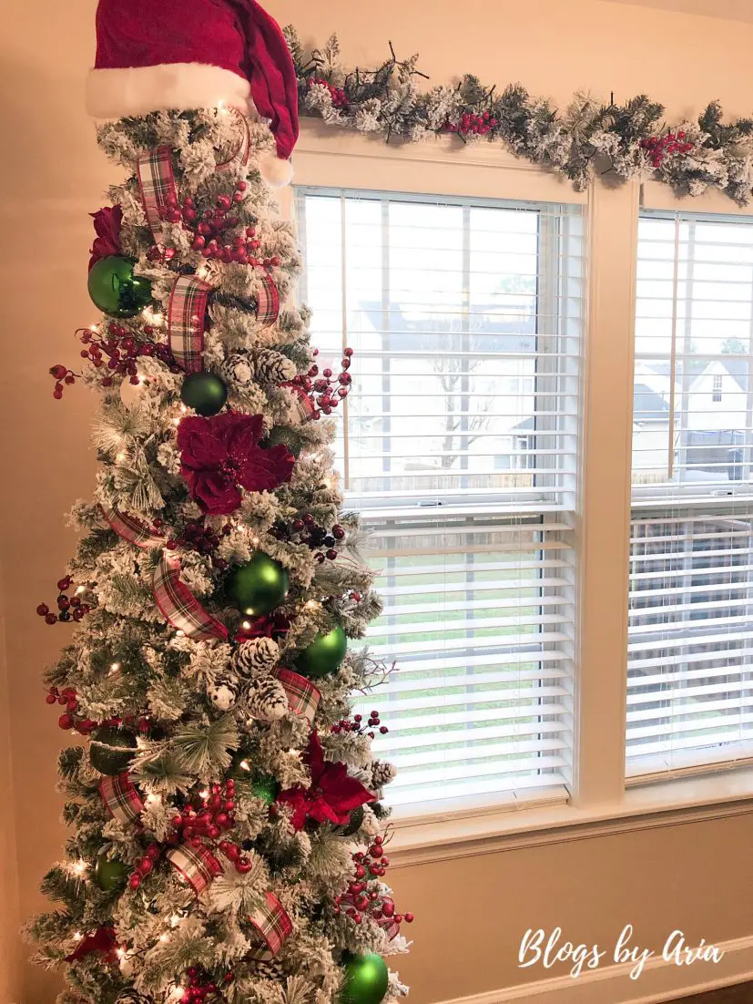flocked Christmas tree from Wayfair review