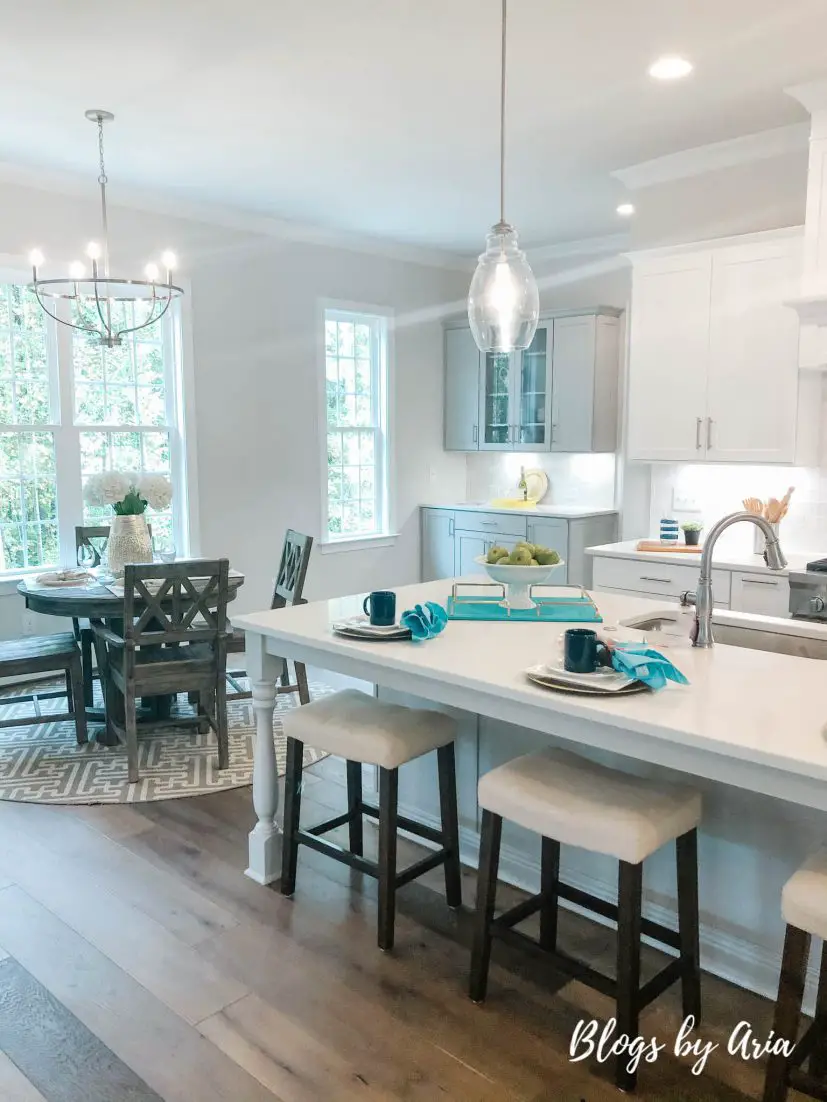 open eat in kitchen breakfast nook 