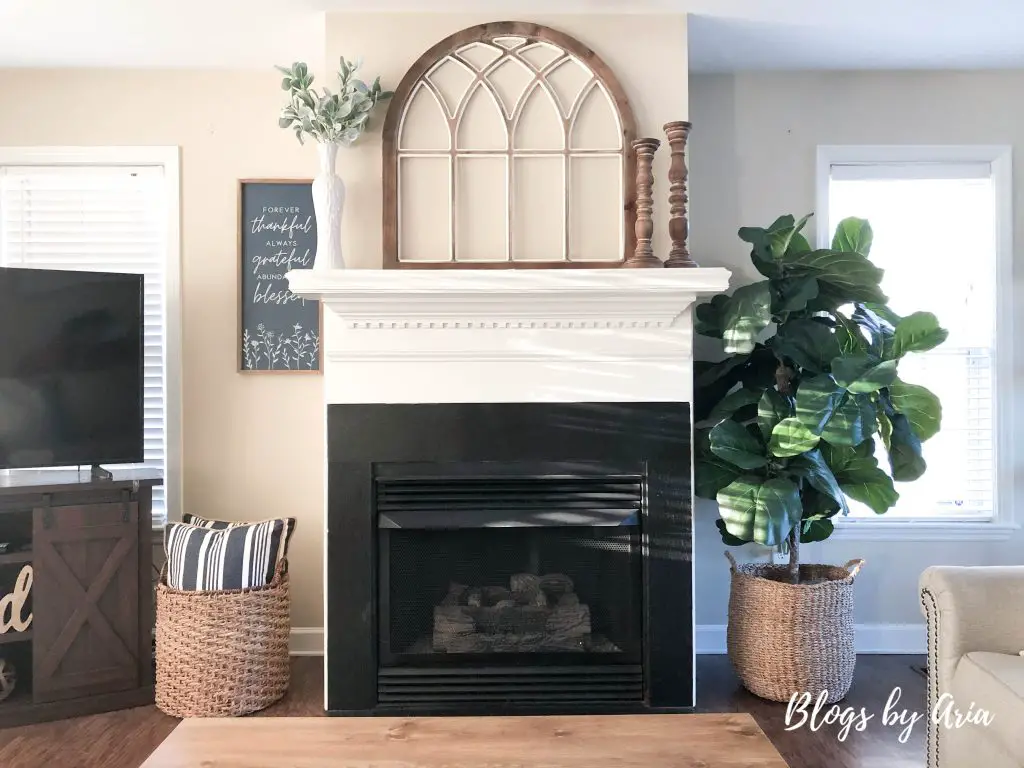 modern farmhouse living room decor refresh