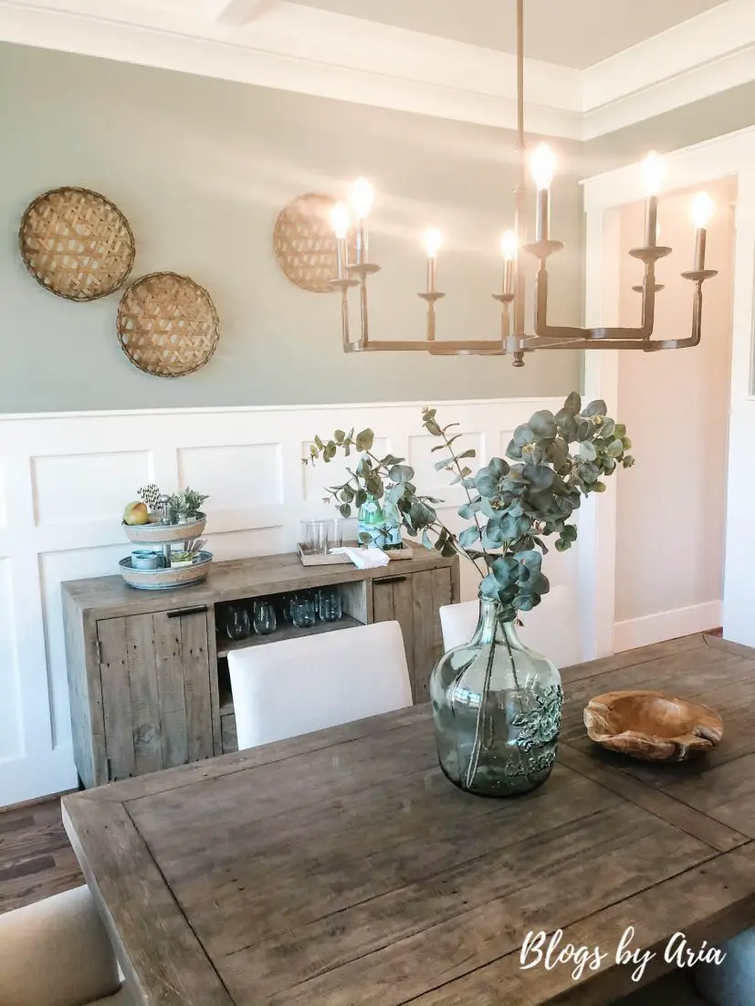 modern farmhouse dining room