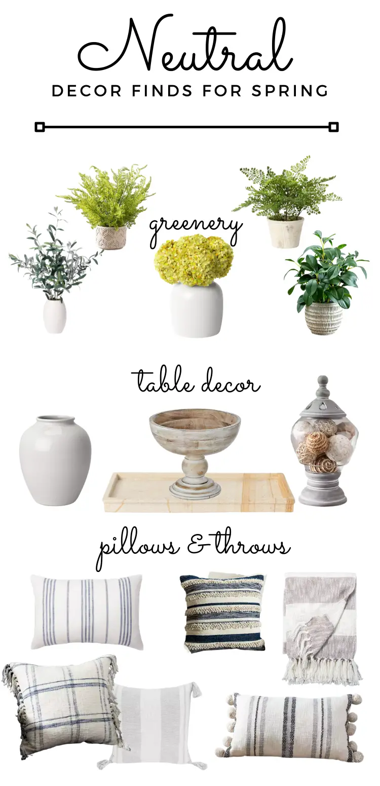 neutral decor finds for spring