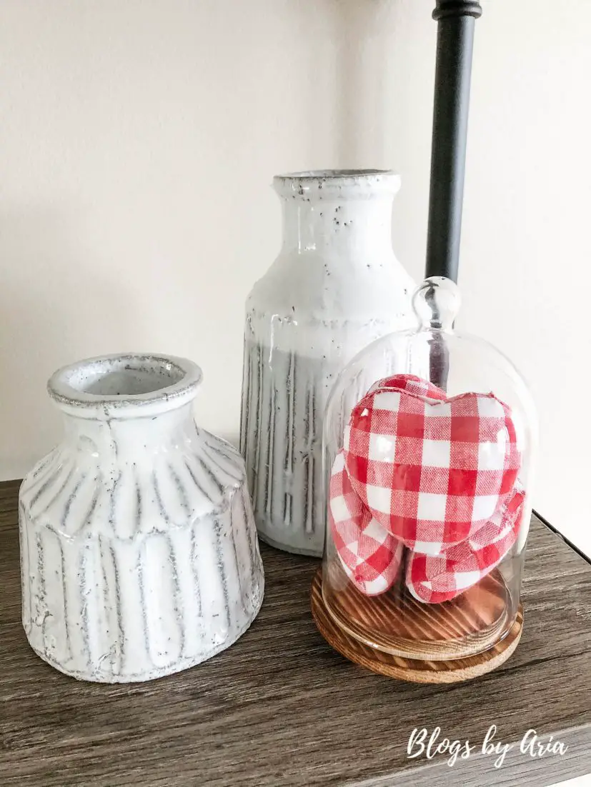 simple valentine's home decor