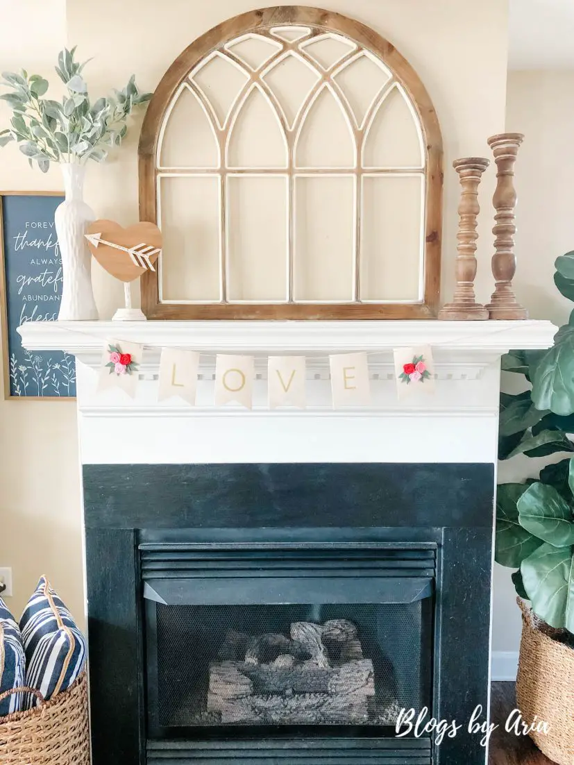 valentine's mantel decorating valentine's home decor ideas