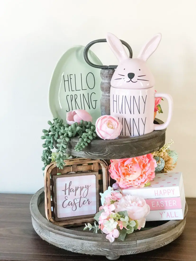 Easter Rae Dunn tier tray