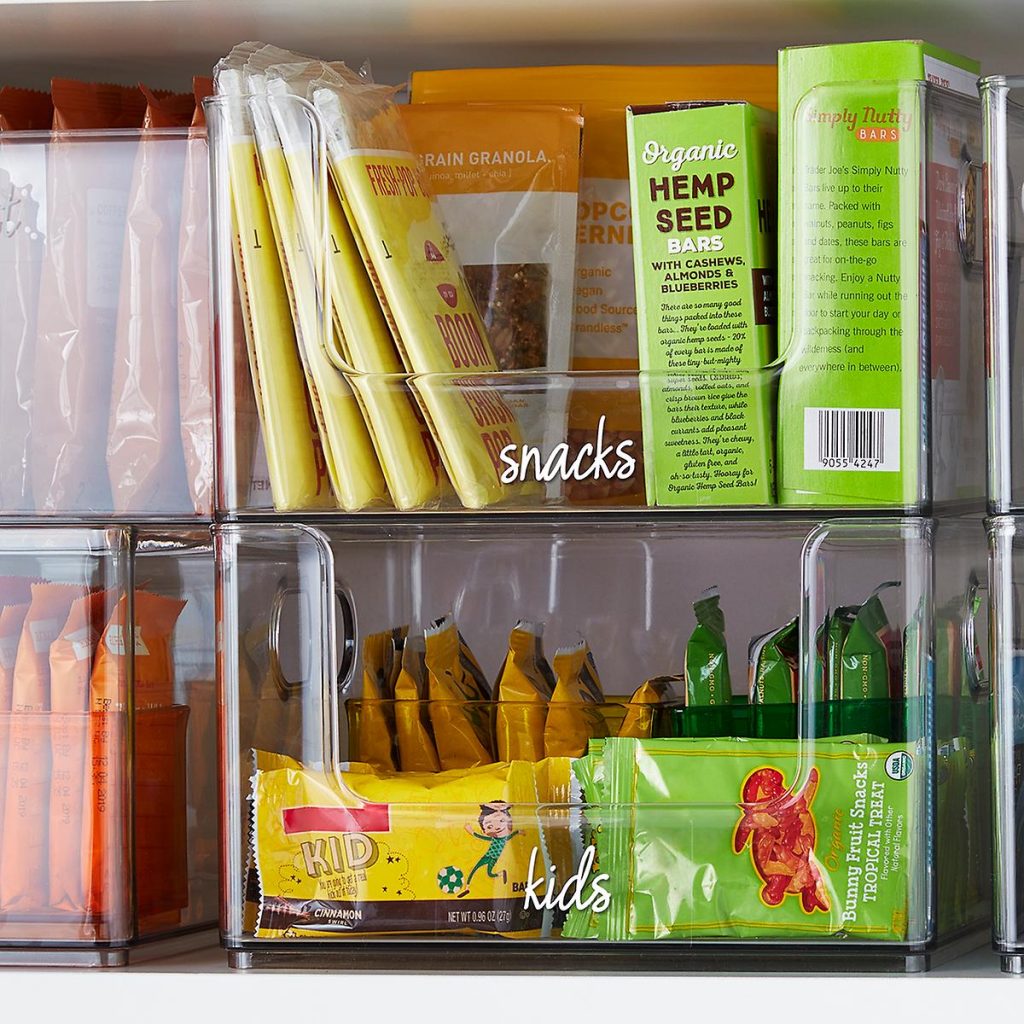 pantry organization storage bins